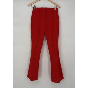 Forever 21 High Waist Flare Pants Slacks Dress Trousers Wide Leg Work Bottoms XS